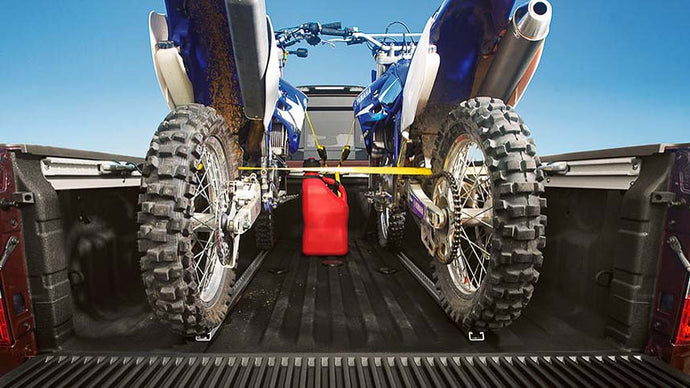 How to use a dirt bike ramp to load and tie down your bike