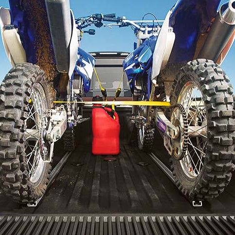 How to use a dirt bike ramp to load and tie down your bike