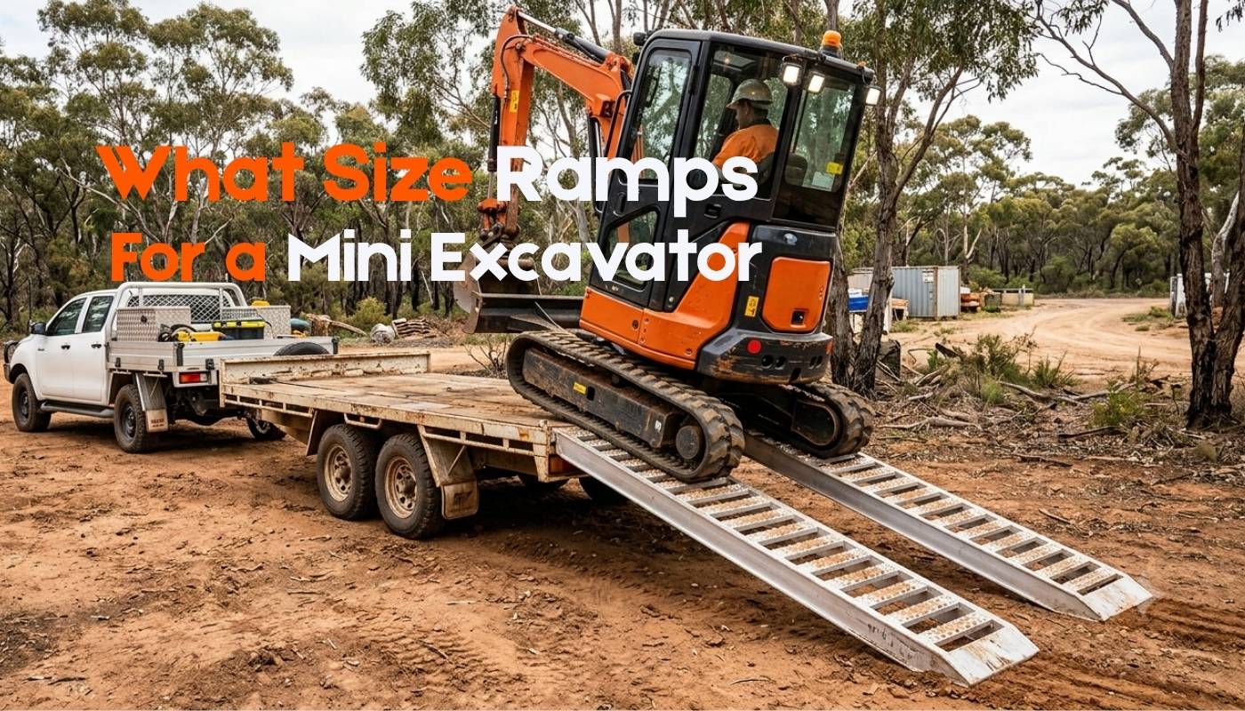 What Size Ramps For A Mini Excavator? (1.7t, 2.5t & 3t Guide)