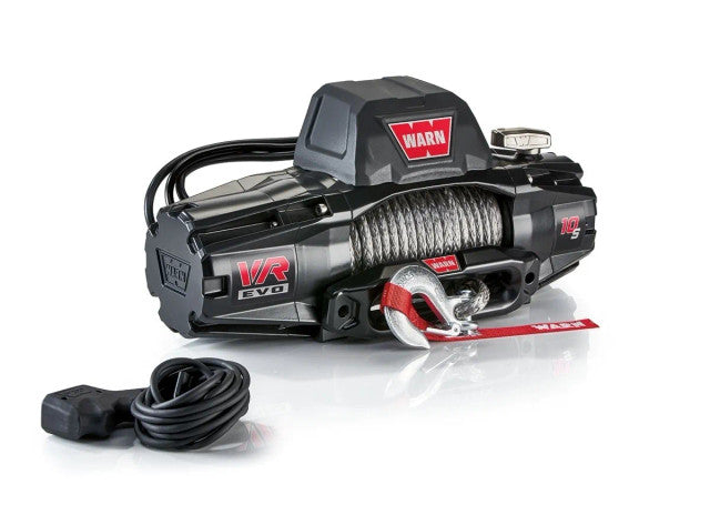 WARN VR EVO 10-S 10,000lbs 12V Winch - Synthetic Rope