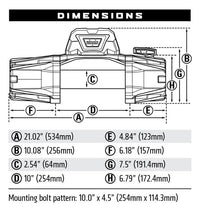 WARN VR EVO 8-S 8000lbs 12V Winch - Synthetic Rope