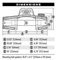 WARN VR EVO 10-S 10,000lbs 12V Winch - Synthetic Rope