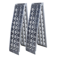 1000kg 3m aluminium folding loading ramps – pair, full view