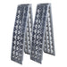1000kg 3m aluminium folding loading ramps – pair, full view