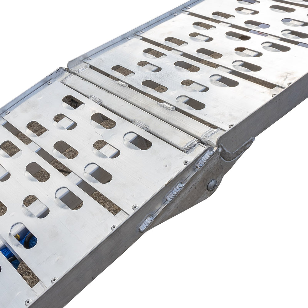 1000kg 3m folding loading ramps – folded for storage