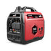 RB3.5 3500W caravan generator side profile showing control panel and recoil start