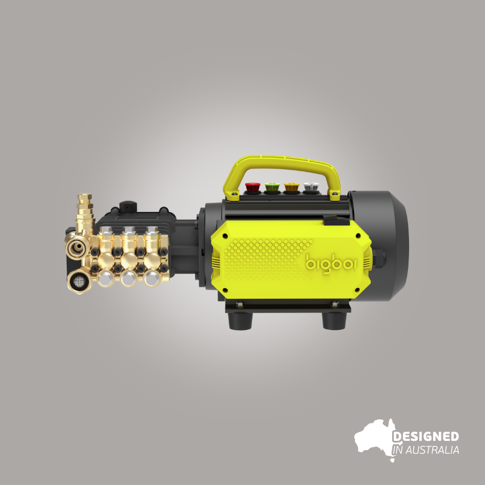 bigboi WashR TRADIE compact detailing pressure washer side view