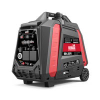 RB4.5 4500W portable inverter generator side view control panel and remote start