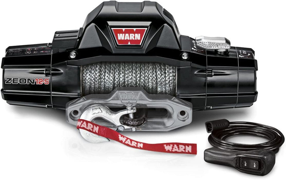 WARN ZEON 12-S 12,000lbs 12V Winch - Synthetic Rope