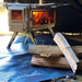 Winnerwell fireproof mat folded showing fiberglass silicone construction