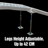 500KG 2.3M Aluminium Folding Loading Ramp
