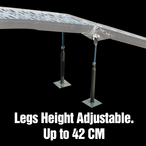 500KG 2.3M Aluminium Folding Loading Ramp