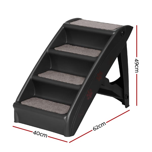 Pet stairs dimensions - 49cm high, 62cm deep, 40cm wide