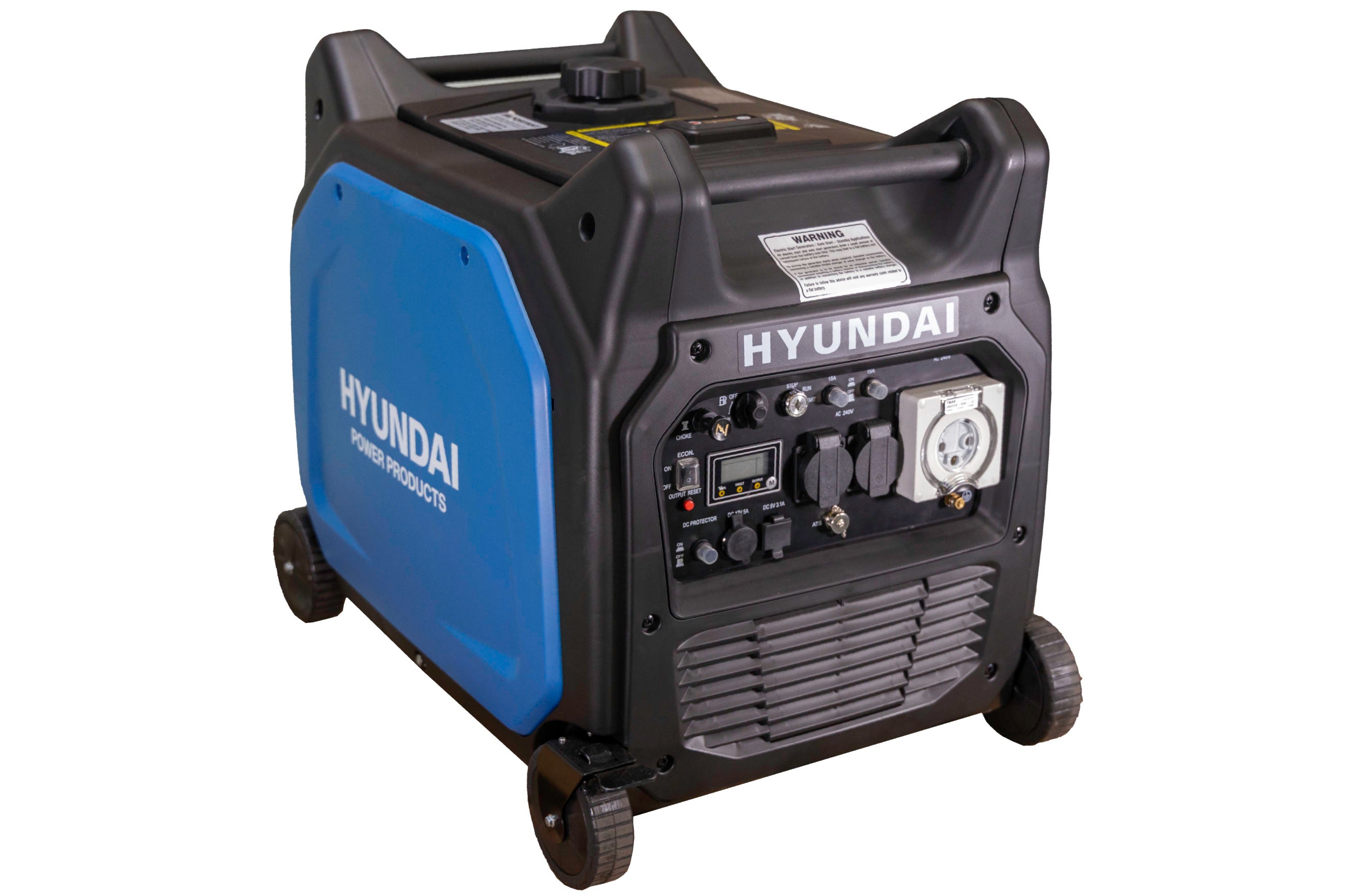 8.1kVA Hyundai HY6500SEi Petrol Inverter Generator