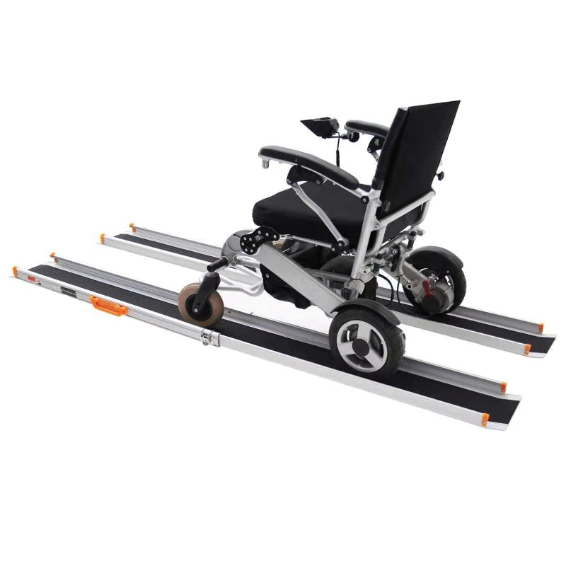 Portable Telescopic Wheelchair Ramps - Long (pair) 250KG 2.4M