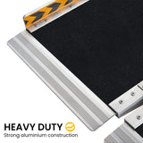 2.4m Aluminium Wheelchair Ramp With Leg Support - 275kg