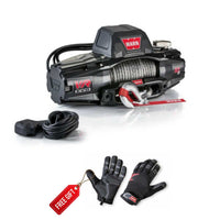 warn vr evo 10 s with warn winch gloves