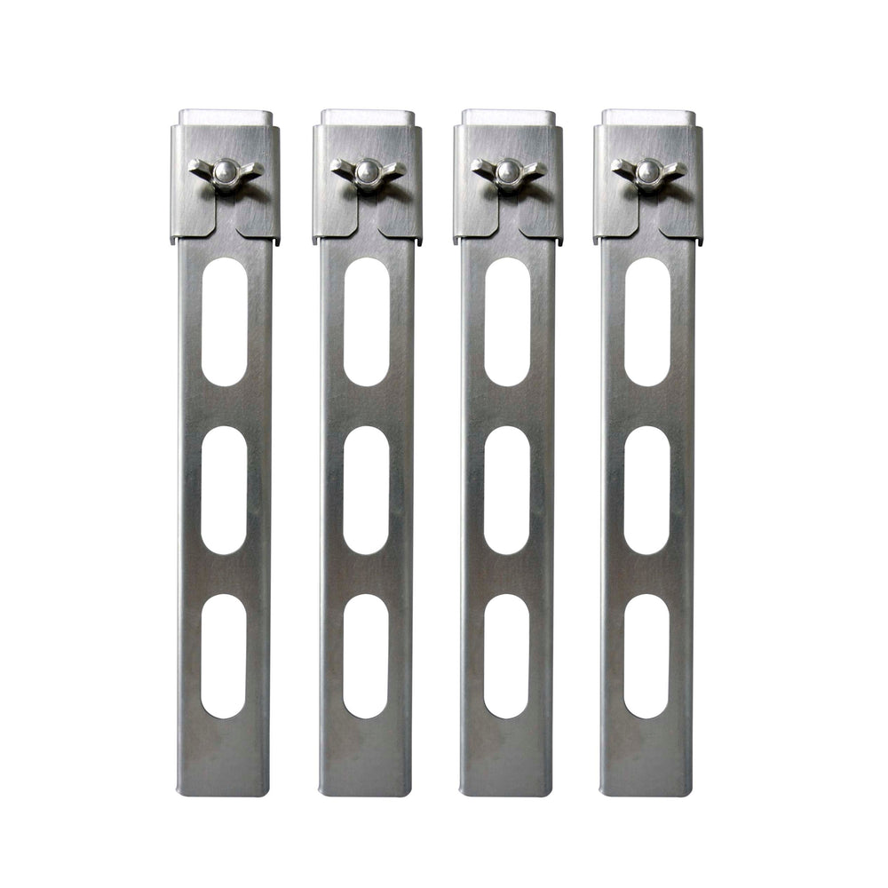Winnerwell extension legs for Nomad M and L stoves stainless steel set with adjustable mounting holes