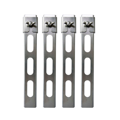 Winnerwell extension legs for Nomad M and L stoves stainless steel set with adjustable mounting holes