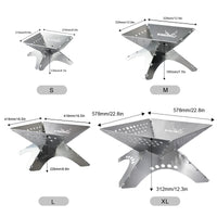 Winnerwell Folding Fire Pit - Camping Bundle