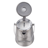 Heat resistant handle detail on Winnerwell stainless camping coffee pot