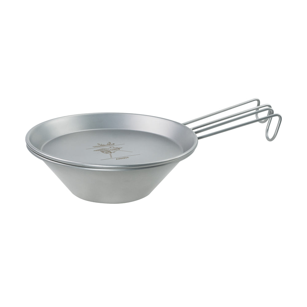 Winnerwell stainless steel Sierra cup bowl and plate camping cookware set