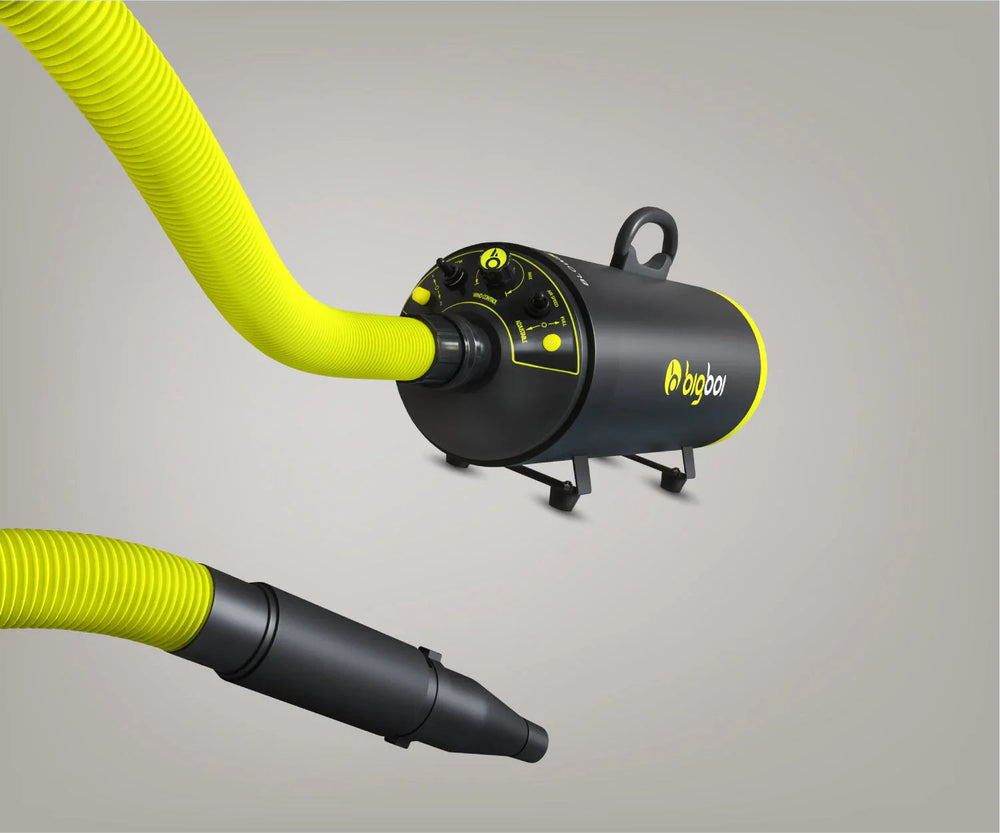 BlowR MINI Plus automotive air dryer with hose