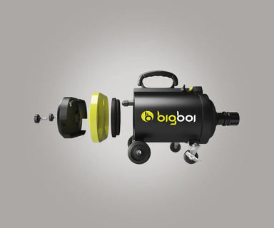 BlowR PRO MKII car drying blower exploded view