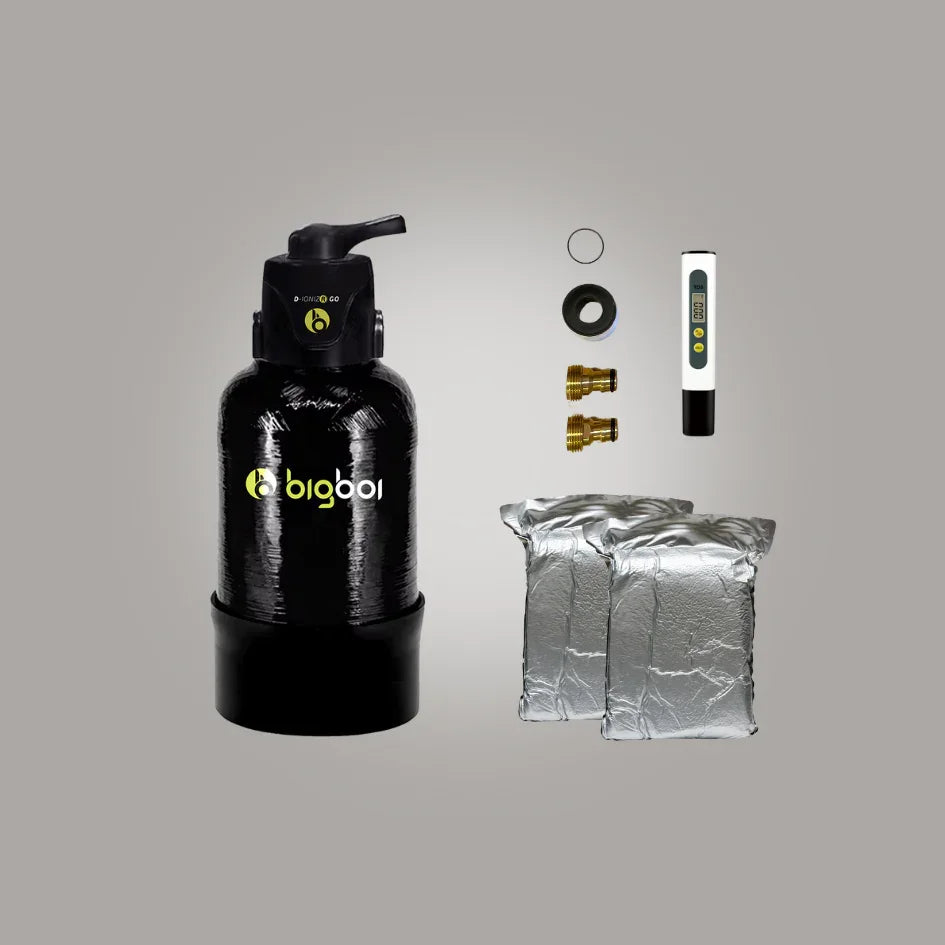 D-IonizR GO spot free rinse system contents