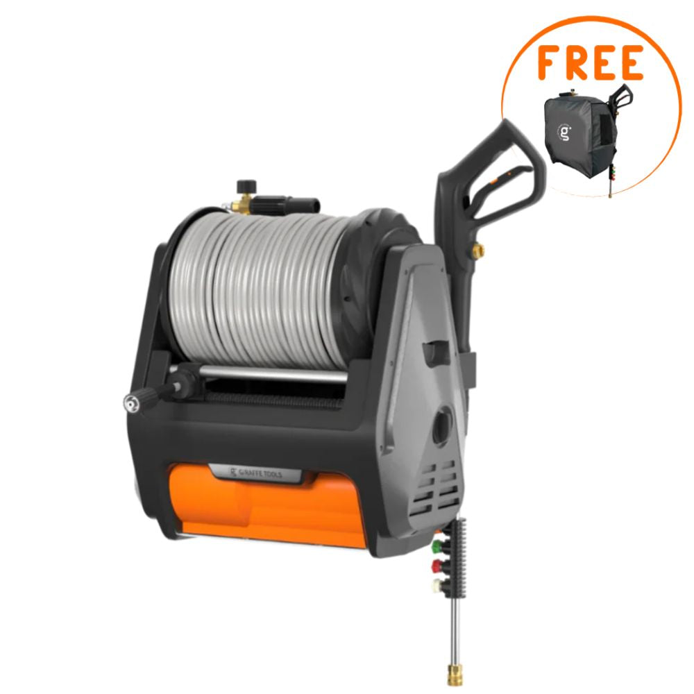 Giraffe Tools Grandfalls Pro Retractable Pressure Washer