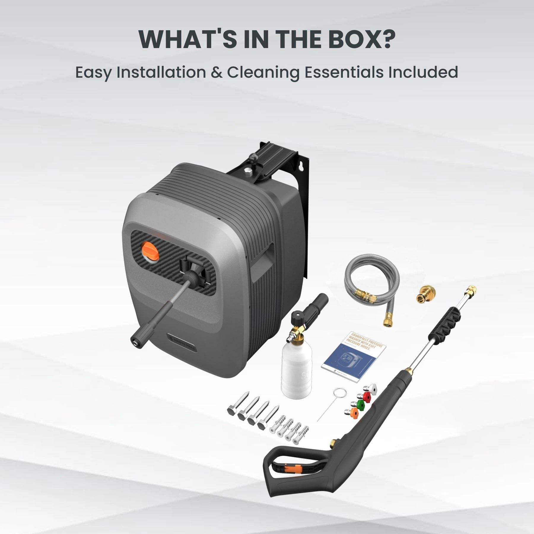 Grandfalls G20 pressure washer what's in the box
