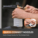 Grandfalls Plus pressure washer quick-connect nozzles