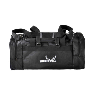 Winnerwell S-sized stove bag packed showing main compartment and side pockets