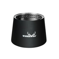 smokeless fire pit on white background