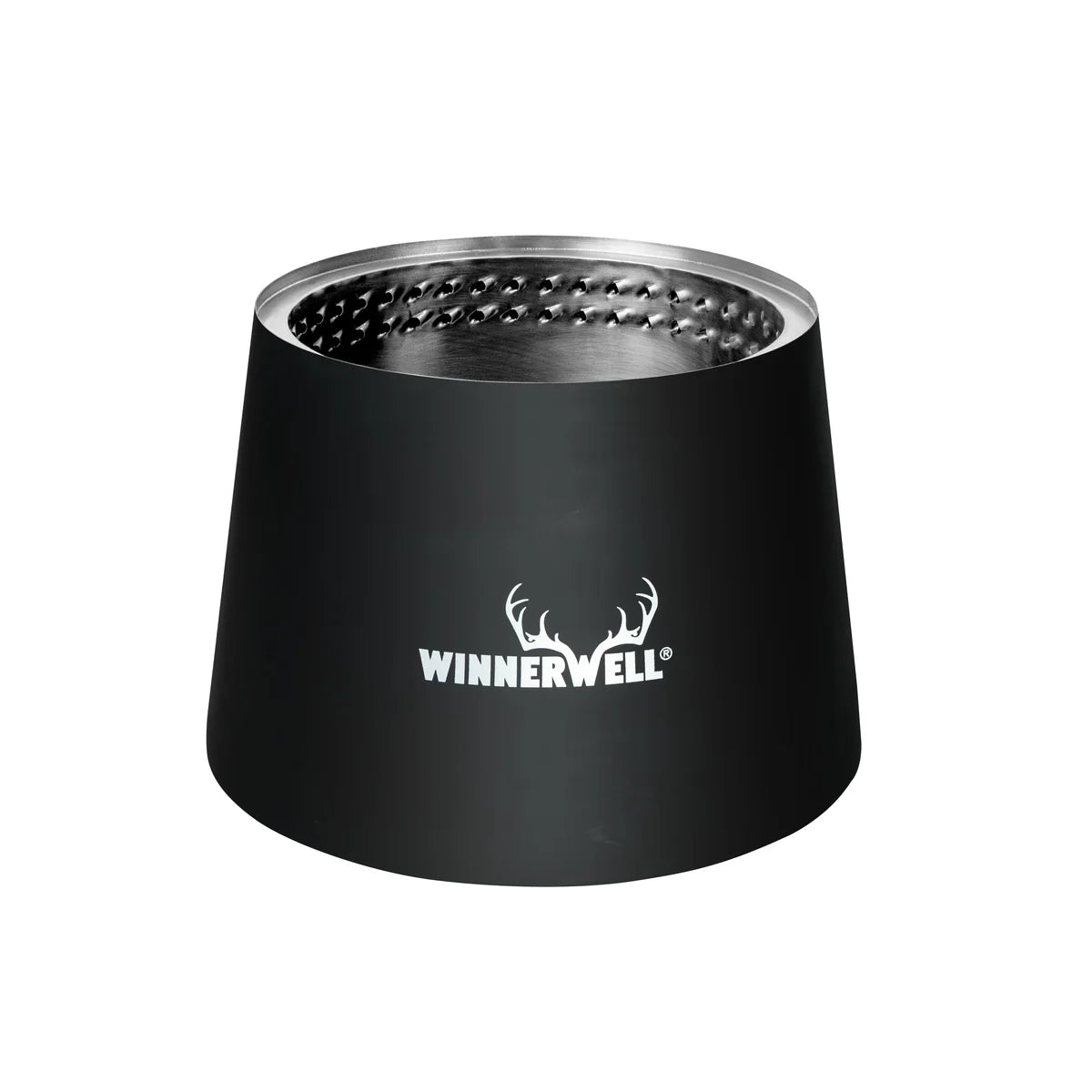 smokeless fire pit on white background
