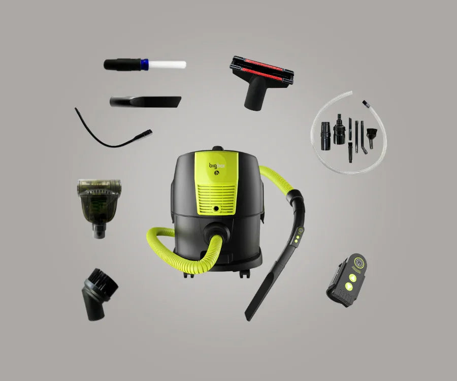 SuckR MINI wet dry vacuum accessories and attachments