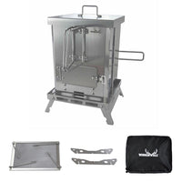 Winnerwell Mini Multi-functional BBQ Smoker full kit — portable food smoker with accessories and carry bag