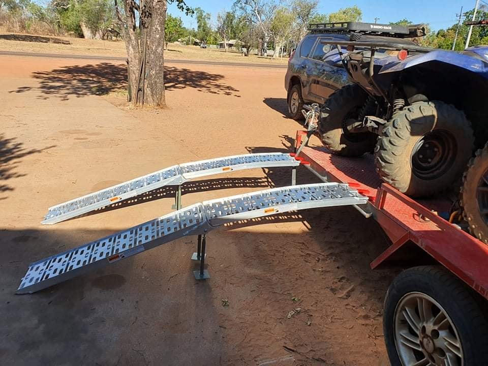 1000kg 2.3m Aluminium Folding Loading Ramps