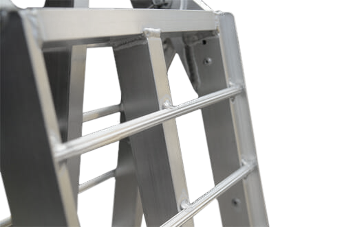 680kg 2.3m Aluminium Folding Loading Ramps - pair
