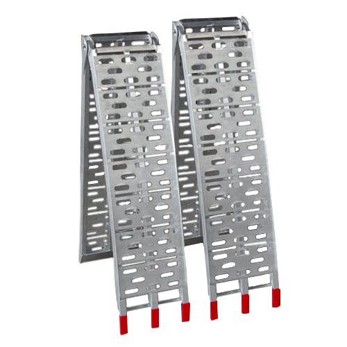 460kg 2.3m Aluminium Folding Loading Ramp - Pair