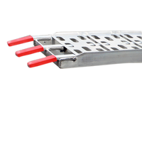 680kg 2.3m Aluminium Folding Loading Ramps - pair