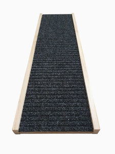 timber dog ramp, marine carpet surface