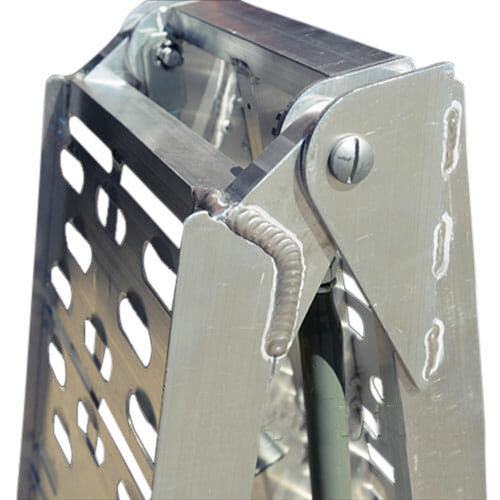 1000kg 2.3m Aluminium Folding Loading Ramps