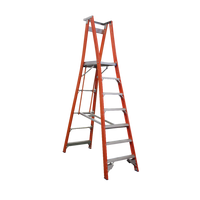 Fiberglass Platform Ladder - Indalex Pro Series