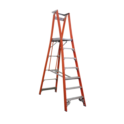 Fiberglass Platform Ladder - Indalex Pro Series