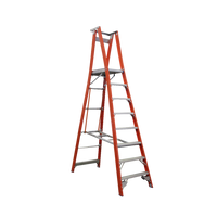 Fiberglass Platform Ladder - Indalex Pro Series