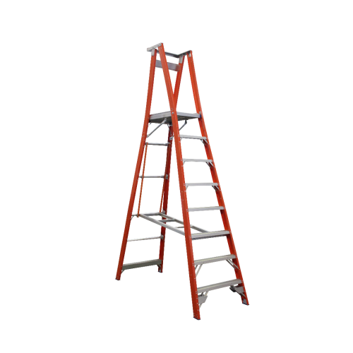 Fiberglass Platform Ladder - Indalex Pro Series