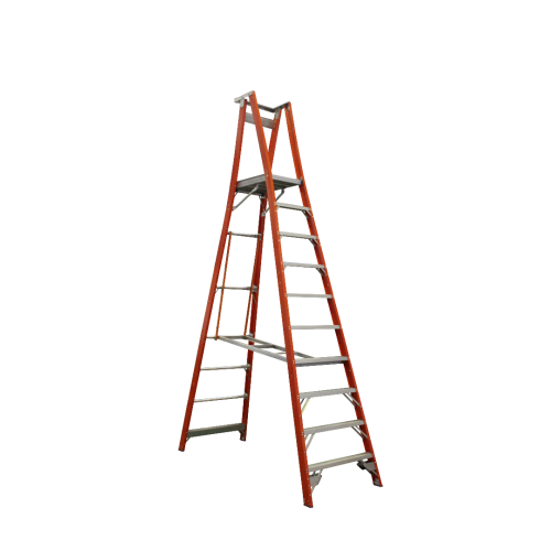 Fiberglass Platform Ladder - Indalex Pro Series