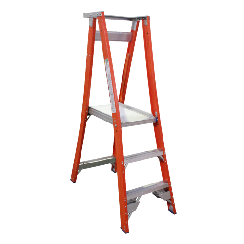 Fiberglass Platform Ladder - Indalex Pro Series