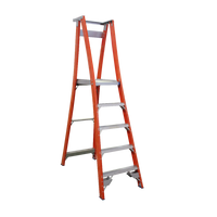 Fiberglass Platform Ladder - Indalex Pro Series